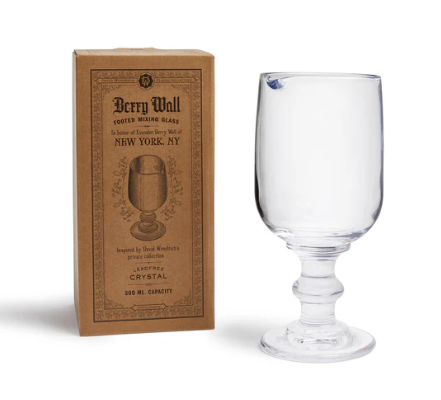 BERRY WALL FOOTED MIXING GLASS