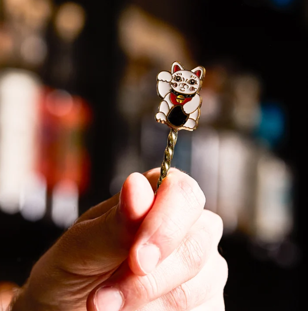 LUCKY CAT BARSPOON 29.5 CM