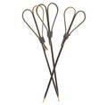 BLACK HEART BAMBOO COCKTAIL PICKS 10 cm