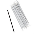 ECO-FRIENDLY JUMBO BLACK STRAW, WRAPPED