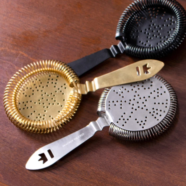 ANTIQUE-STYLE COCKTAIL STRAINER